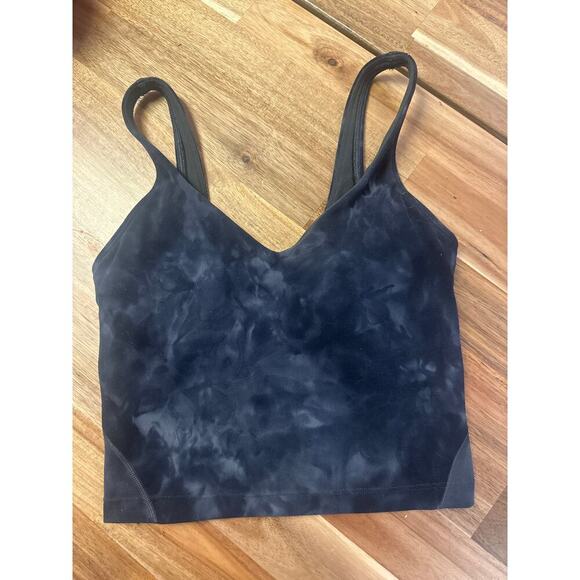 Lululemon Align Tank Top Diamond Dye Graphine Gray Womens Size 0 - Picture 2 of 4